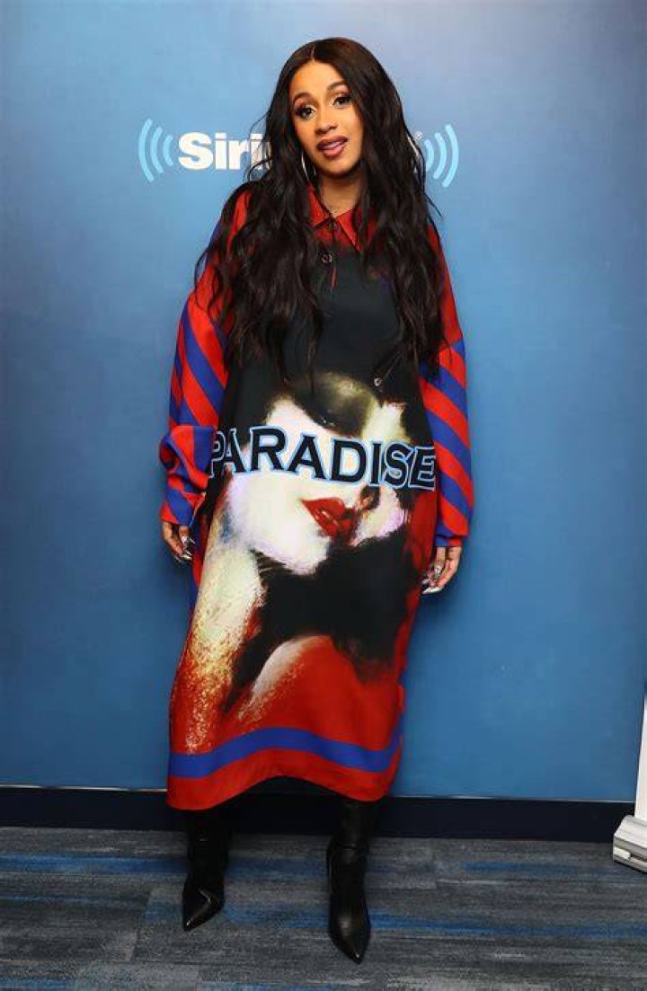 Cardi B's pet Bentley and Boujee (plus 5 puppies)