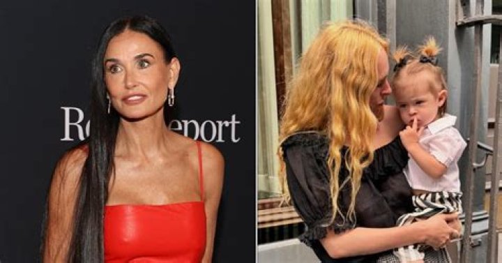 Demi Moore at the grand opening of De Re Gallery