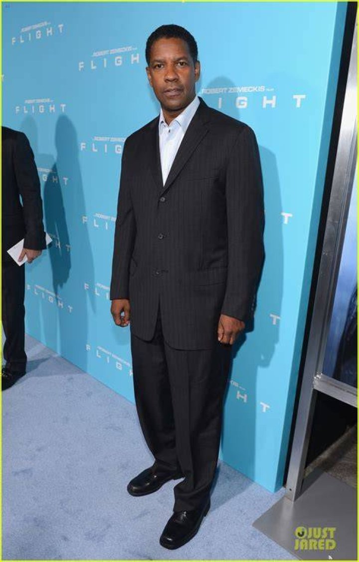 Denzel Washington at Flight premiere