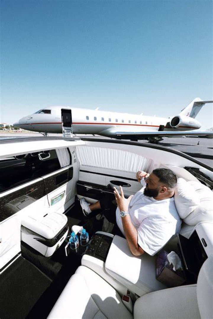 DJ Khaled Being Chauffeured