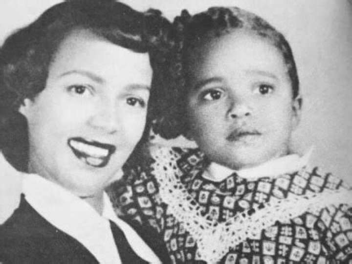 Harolyn Suzanne Nicholas with her parents, Dorothy Dandrige and Harold Nicholas.