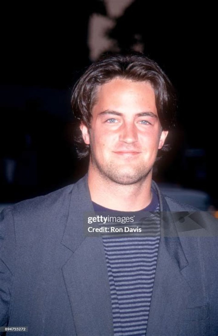 Matthew Perry poses at a photocall for "The End Of Longing", a new play which he wrote and stars in at The Playhouse Theatre, on February 8, 2016 i...