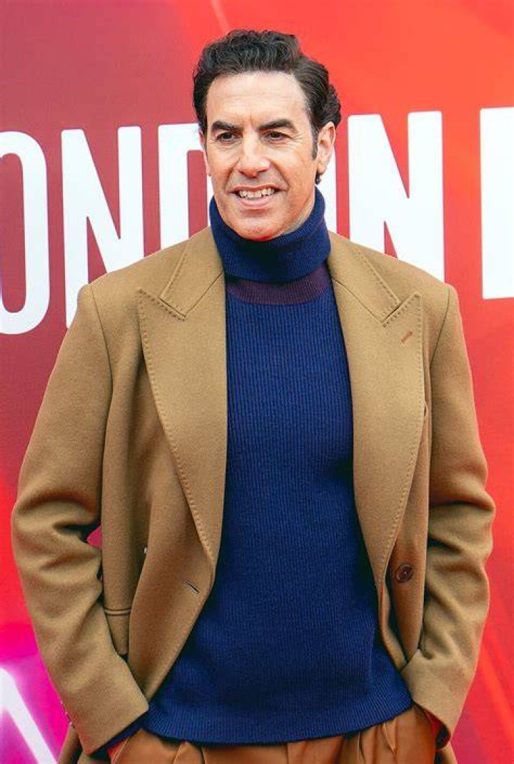 Sacha Baron Cohen on the cover of The Spy