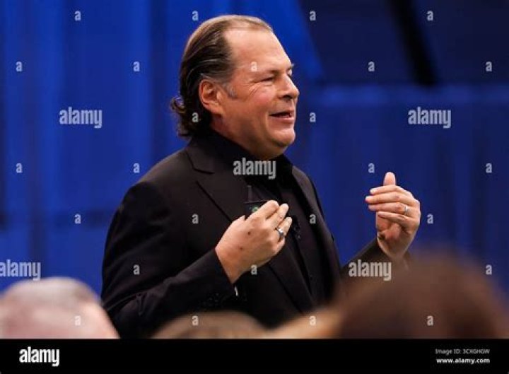 Salesforce CEO Marc Benioff Keynotes Dreamforce Cloud Computing Event